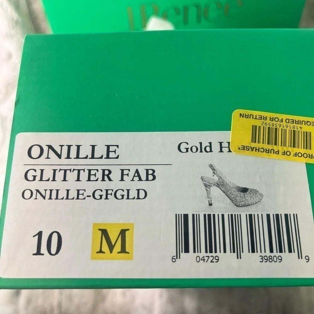 ONILLE GOLD HARLEQUIN GLITTER sz10